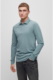 BOSS Light Green Passerby Polo Shirt - Image 1 of 4