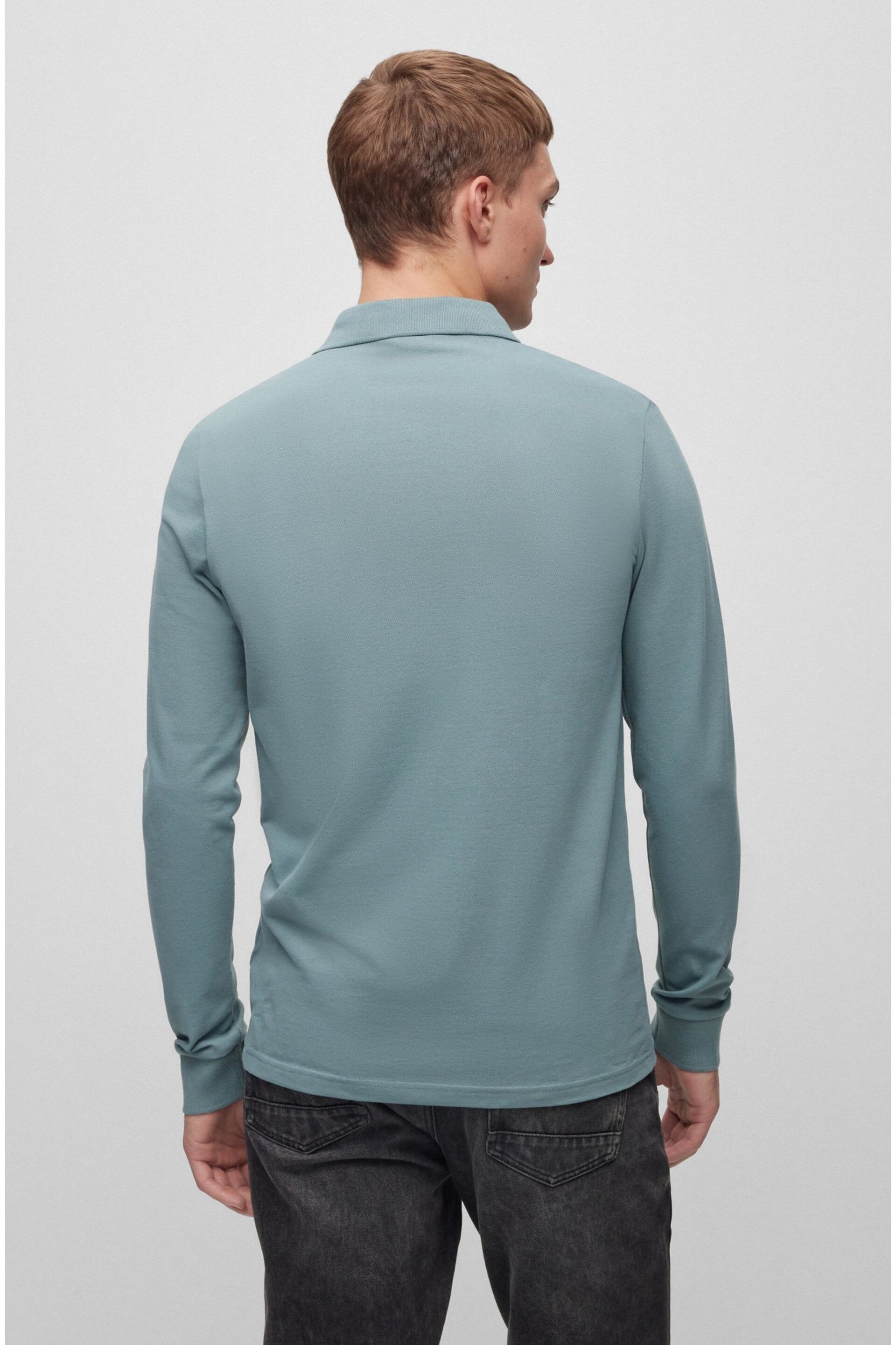 BOSS Light Green Passerby Polo Shirt - Image 2 of 4