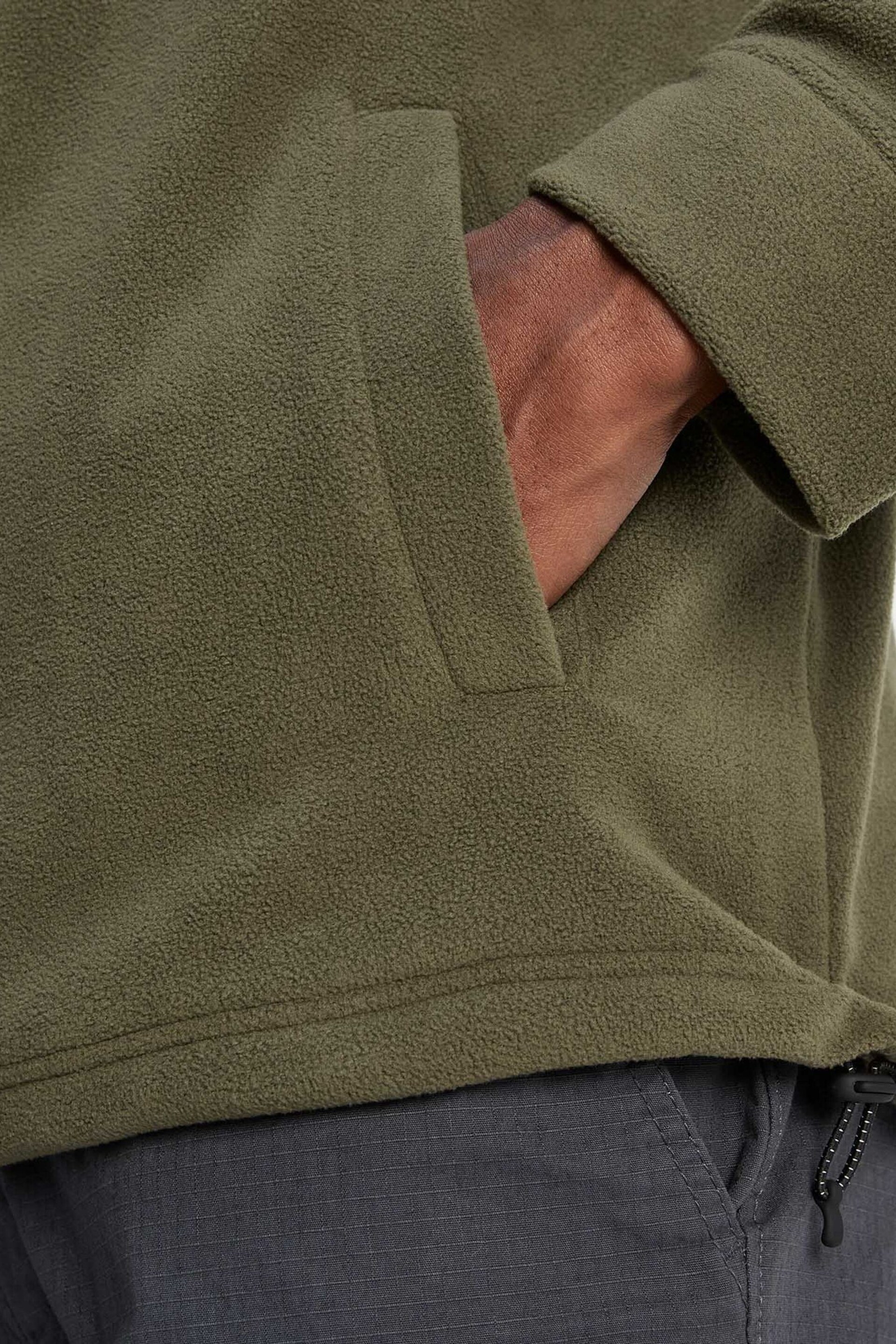 Tog 24 Green Drewery Zip Neck Fleece - Image 7 of 8