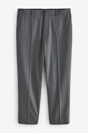 Charcoal Grey Smart Flannel Slim Fit Trousers - Image 7 of 9