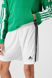 adidas White Squadra 21 Shorts - Image 2 of 10
