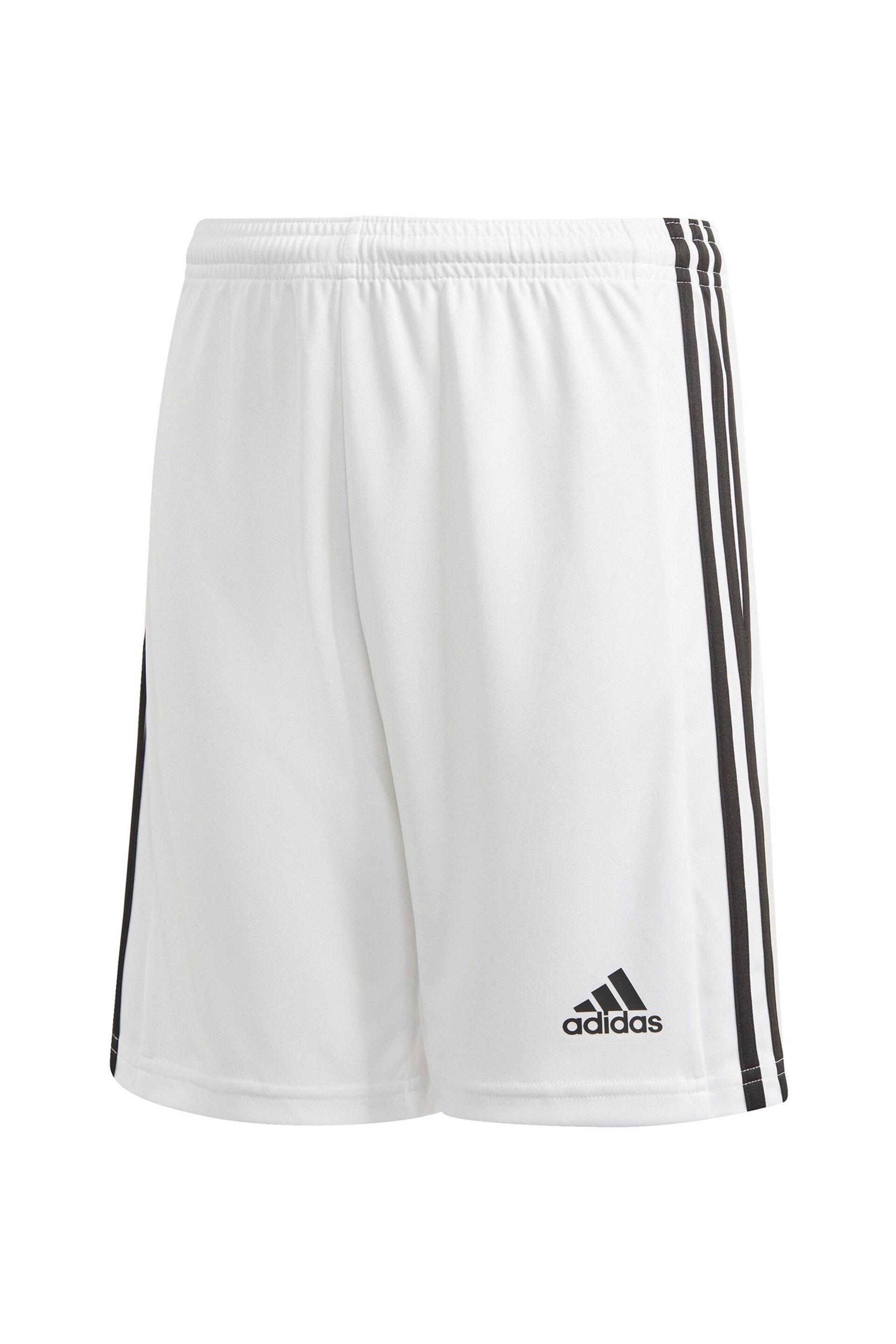 adidas White Squadra 21 Shorts - Image 6 of 10