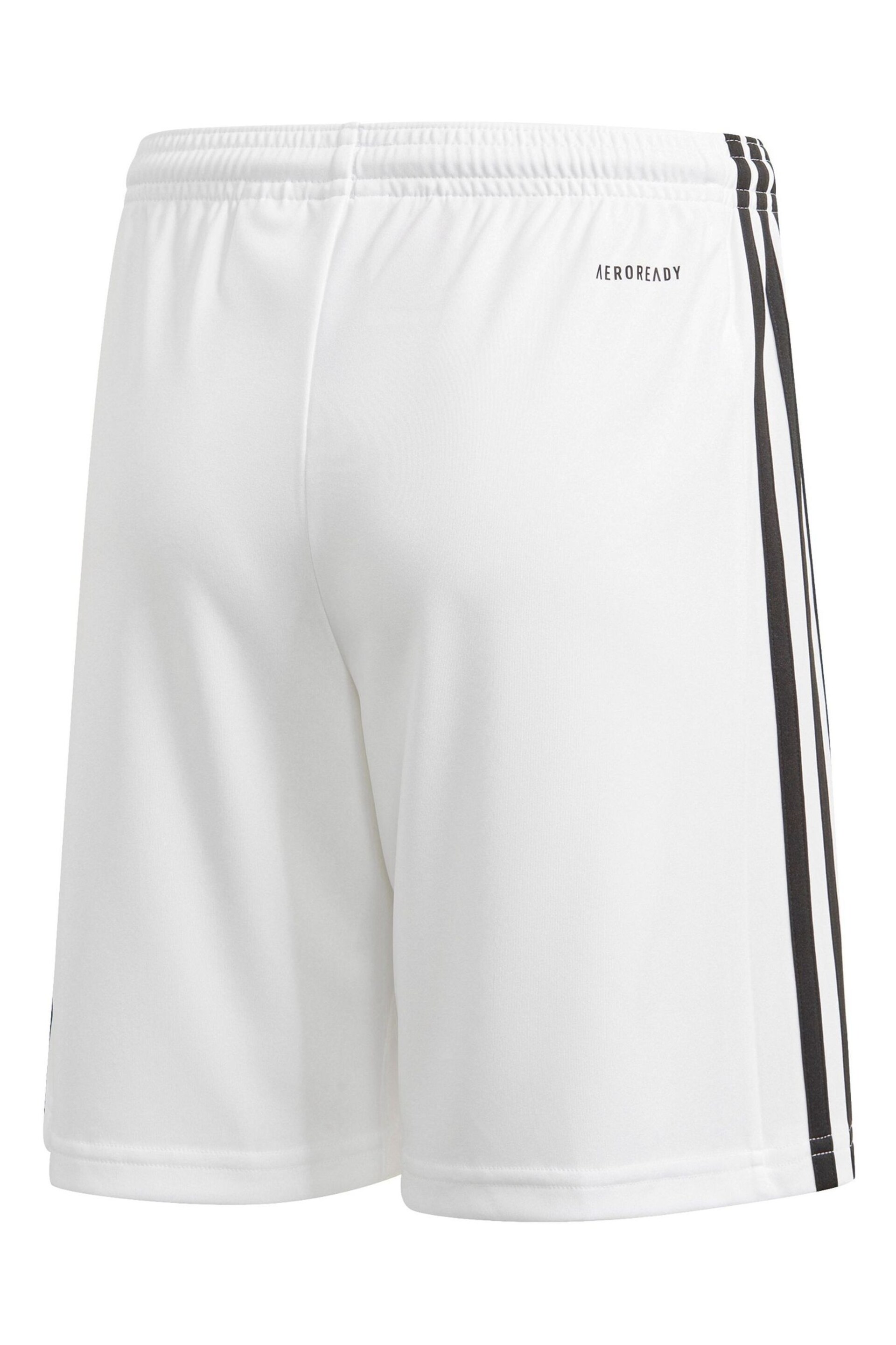 adidas White Squadra 21 Shorts - Image 7 of 10