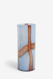 Multi Large Statement Pattern Glass Vase - Image 3 of 4