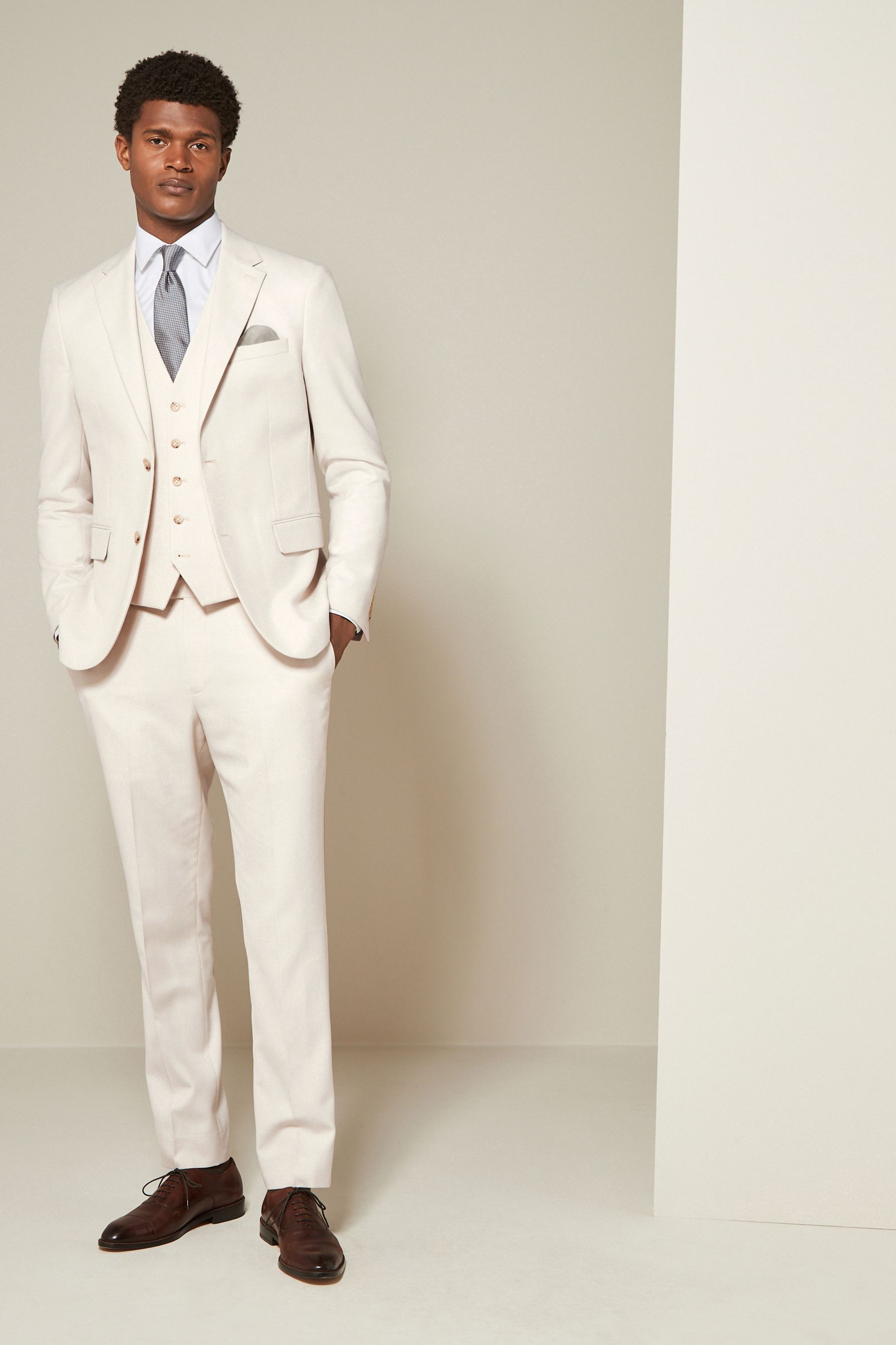 Cream waistcoat and trousers shop