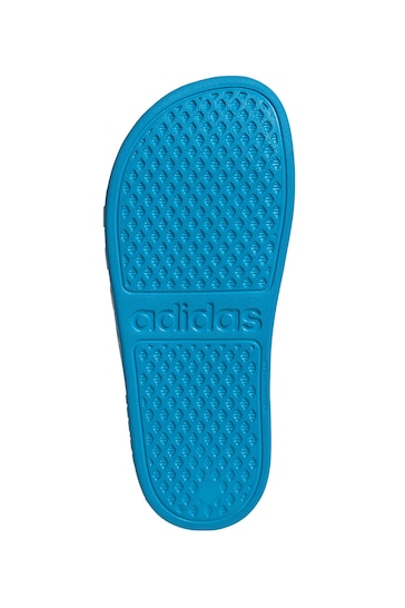 adidas Blue Adilette Aqua Kids Sandals