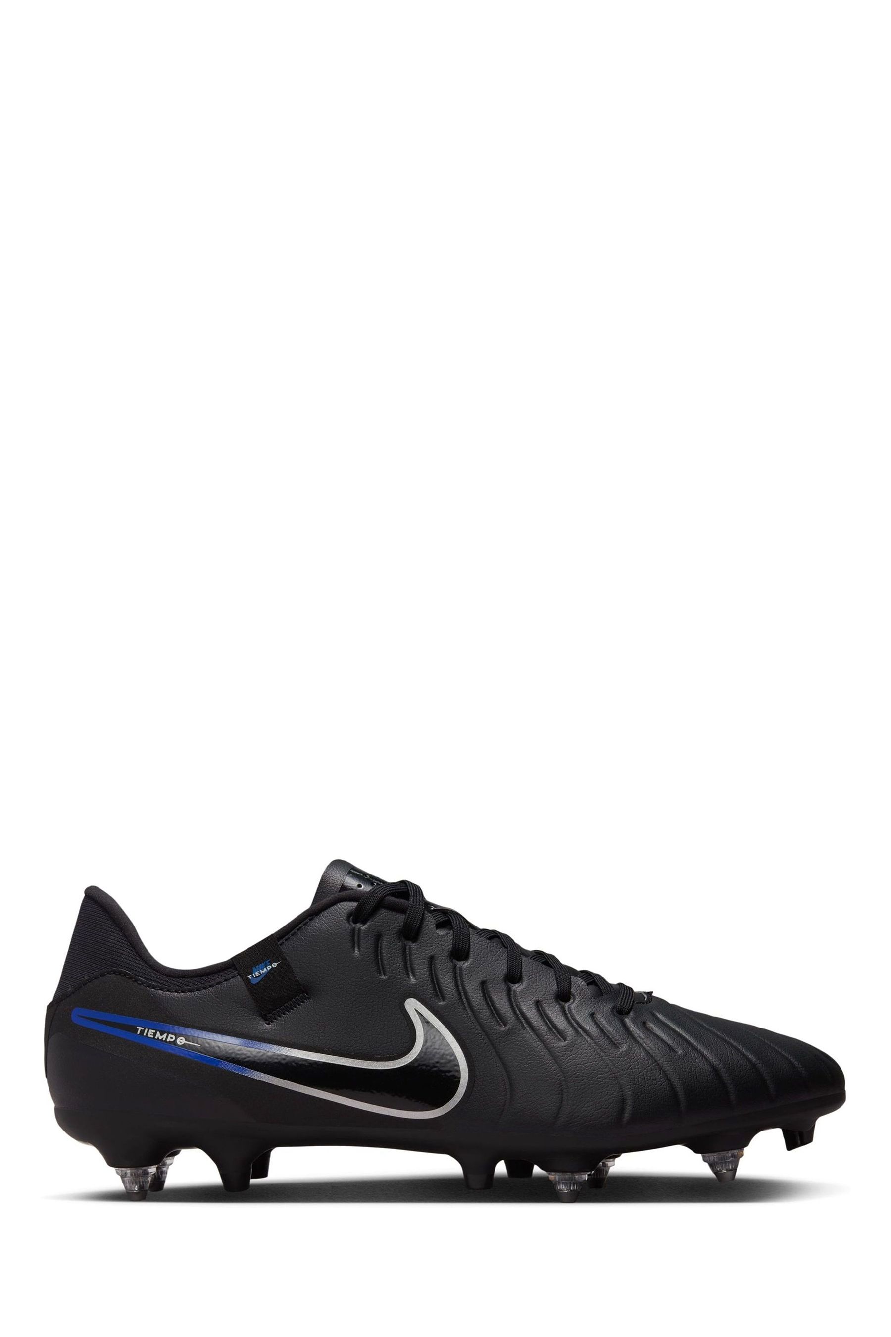 Buy Nike Black Tiempo Legend 10 Academy Soft Ground Football Boots