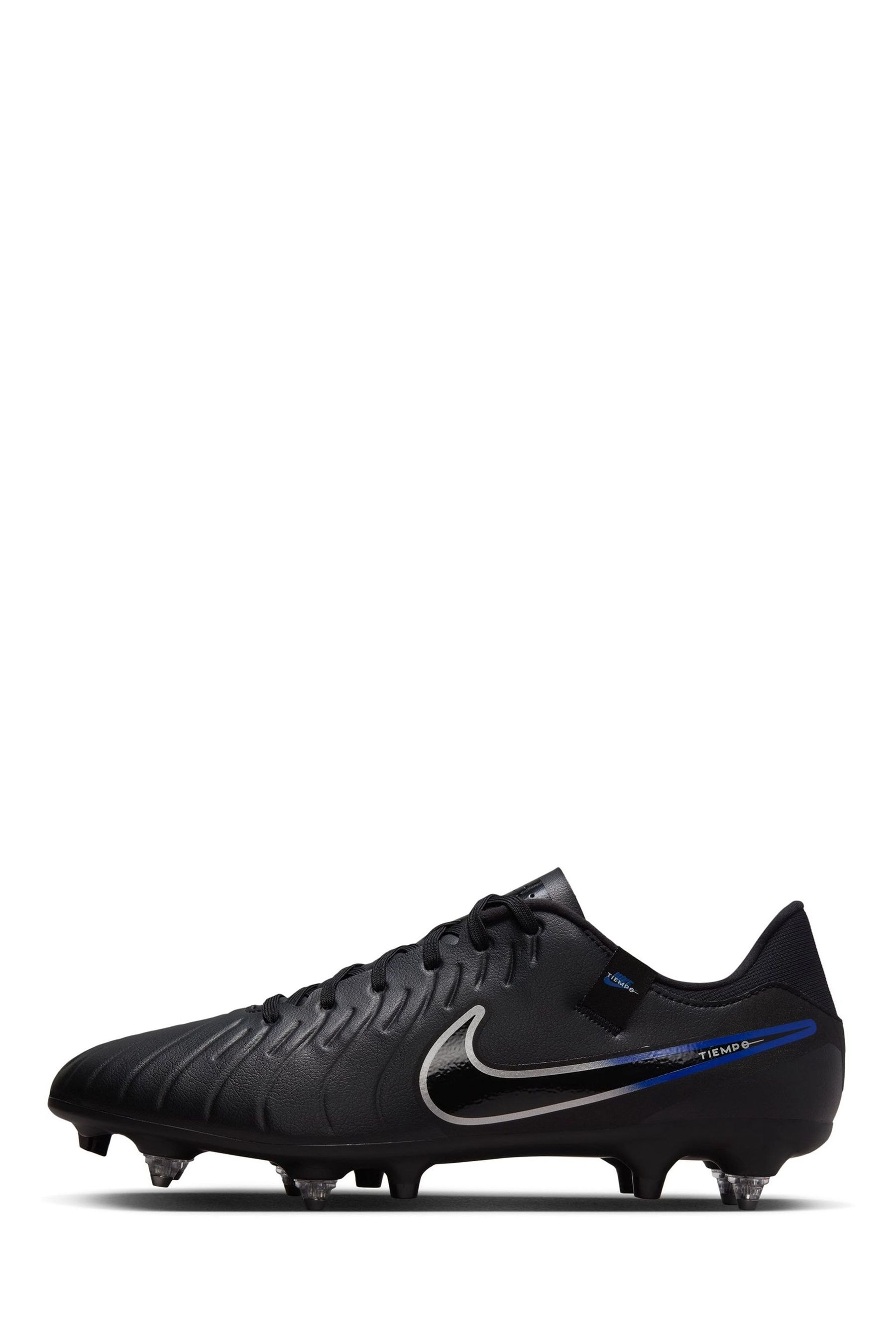Buy Nike Black Tiempo Legend 10 Academy Soft Ground Football Boots