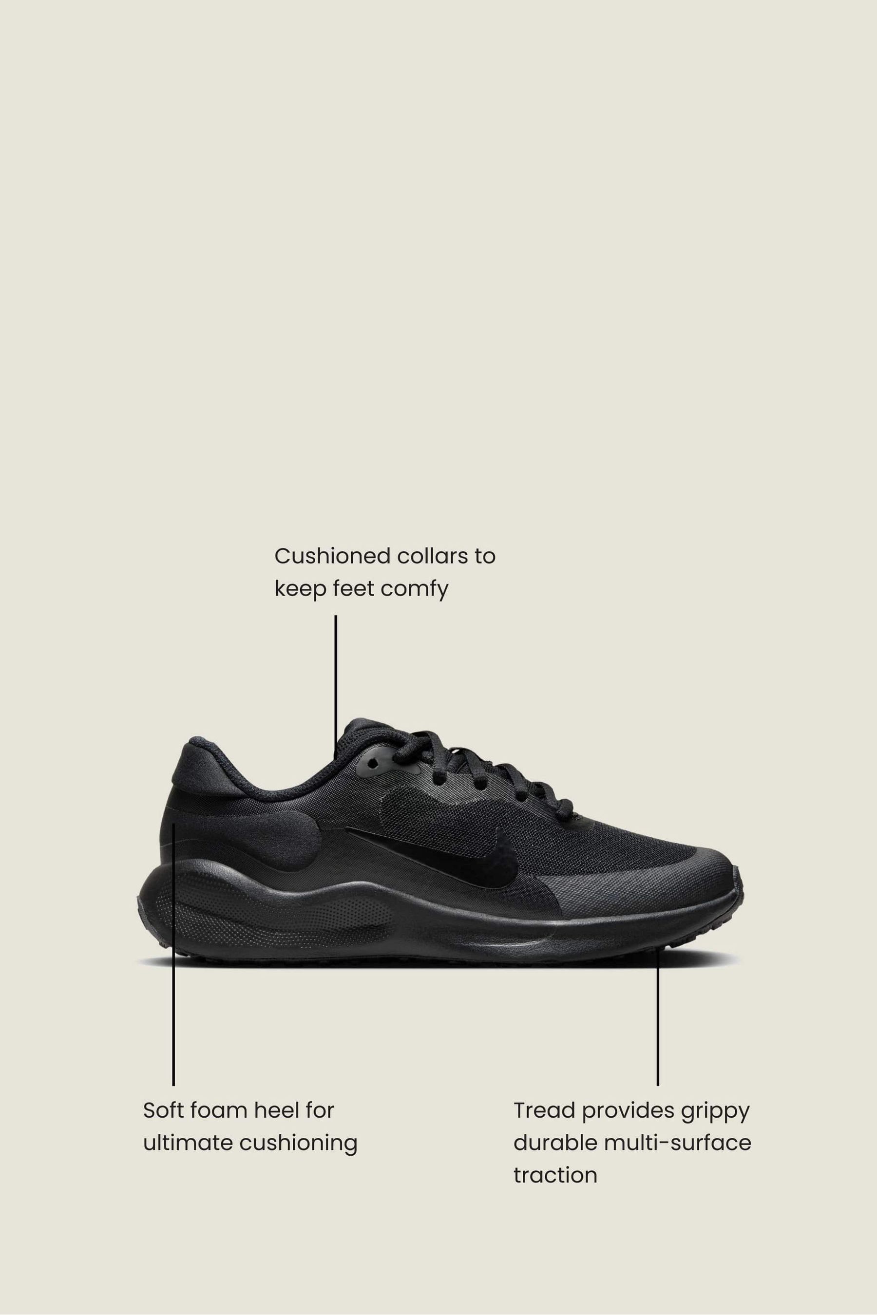 Buy Nike Black Youth Revolution 7 Trainers from the Next UK online shop