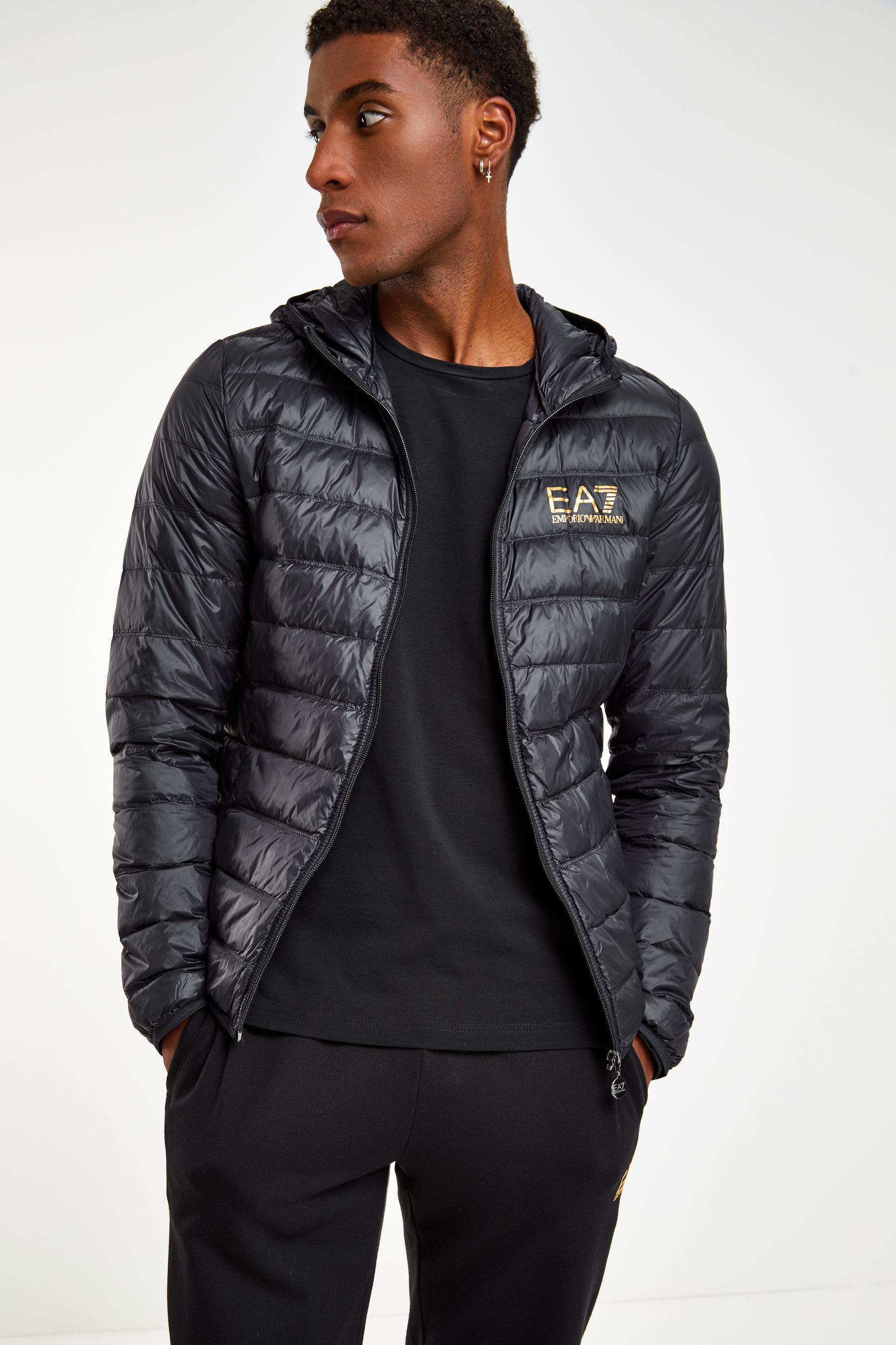 Ea7 padded jacket online
