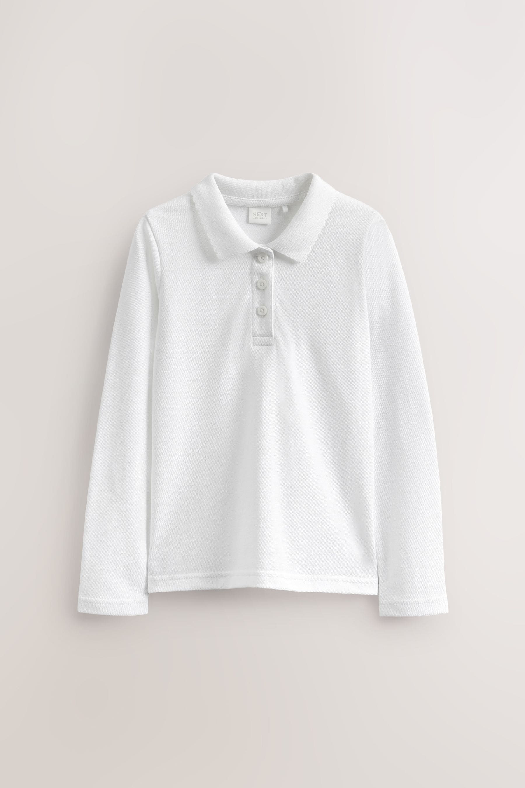 White school polo shirt 5 pack deals