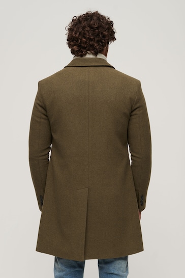 Superdry Olive Green The Merchant Store - Town Coat