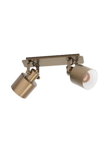 Eglo Gold Southery Chic Ceiling 2 Spotlights