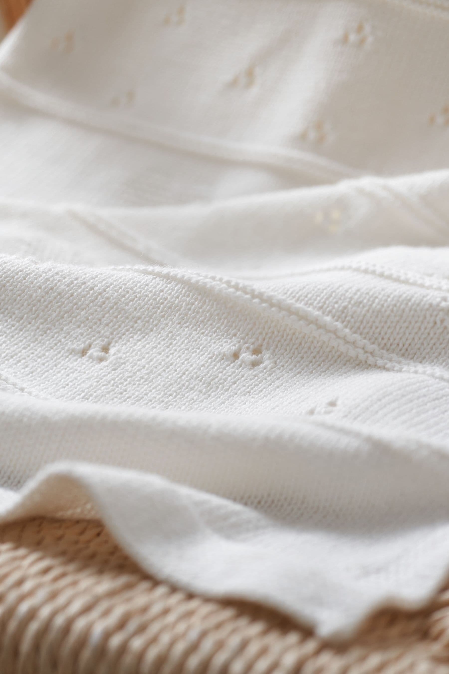 White hot sale muslin blanket