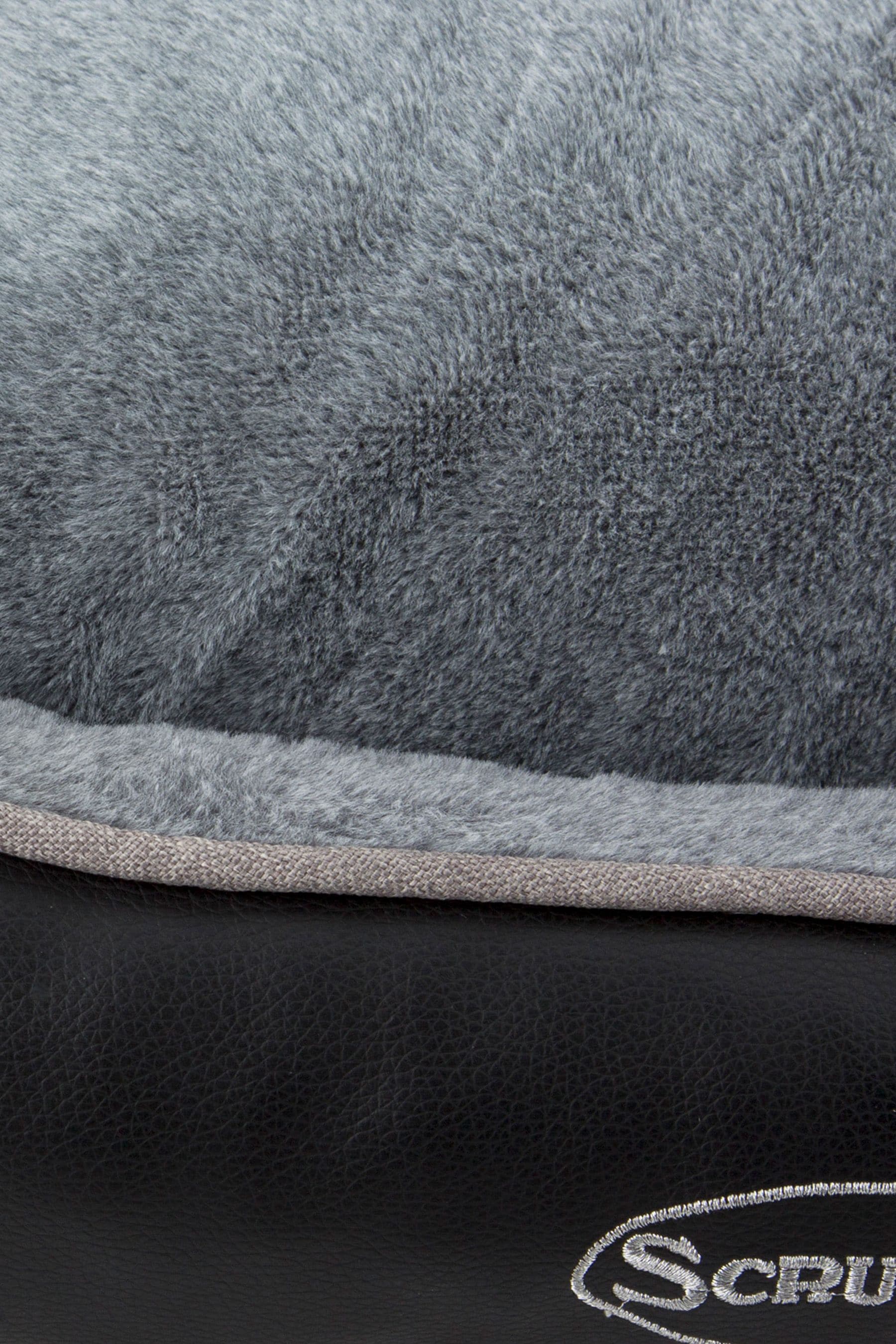 Buy Scuffs Grey Medium Chateau Memory Foam Orthopaedic Dog Box Bed