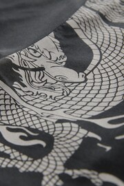 Black Dragon Short Sleeve Printed Shirt (3-16yrs) - Image 6 of 8