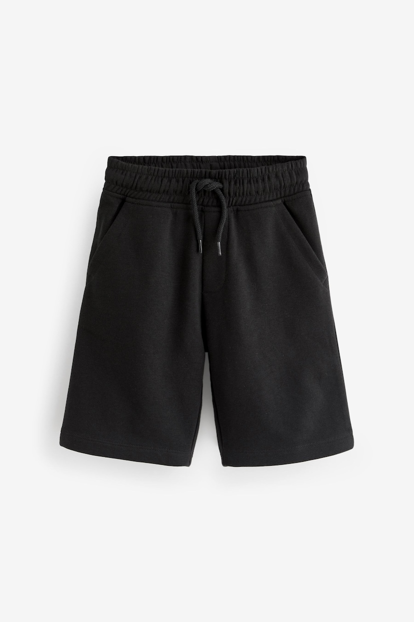 Green/Black/Off White 3 Pack Basic Jersey Shorts (3-16yrs) - Image 5 of 6