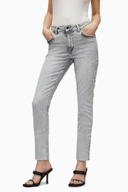 AllSaints Grey Dax Jeans - Image 1 of 6