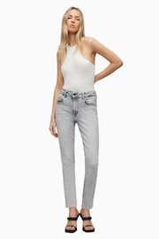 AllSaints Grey Dax Jeans - Image 3 of 6