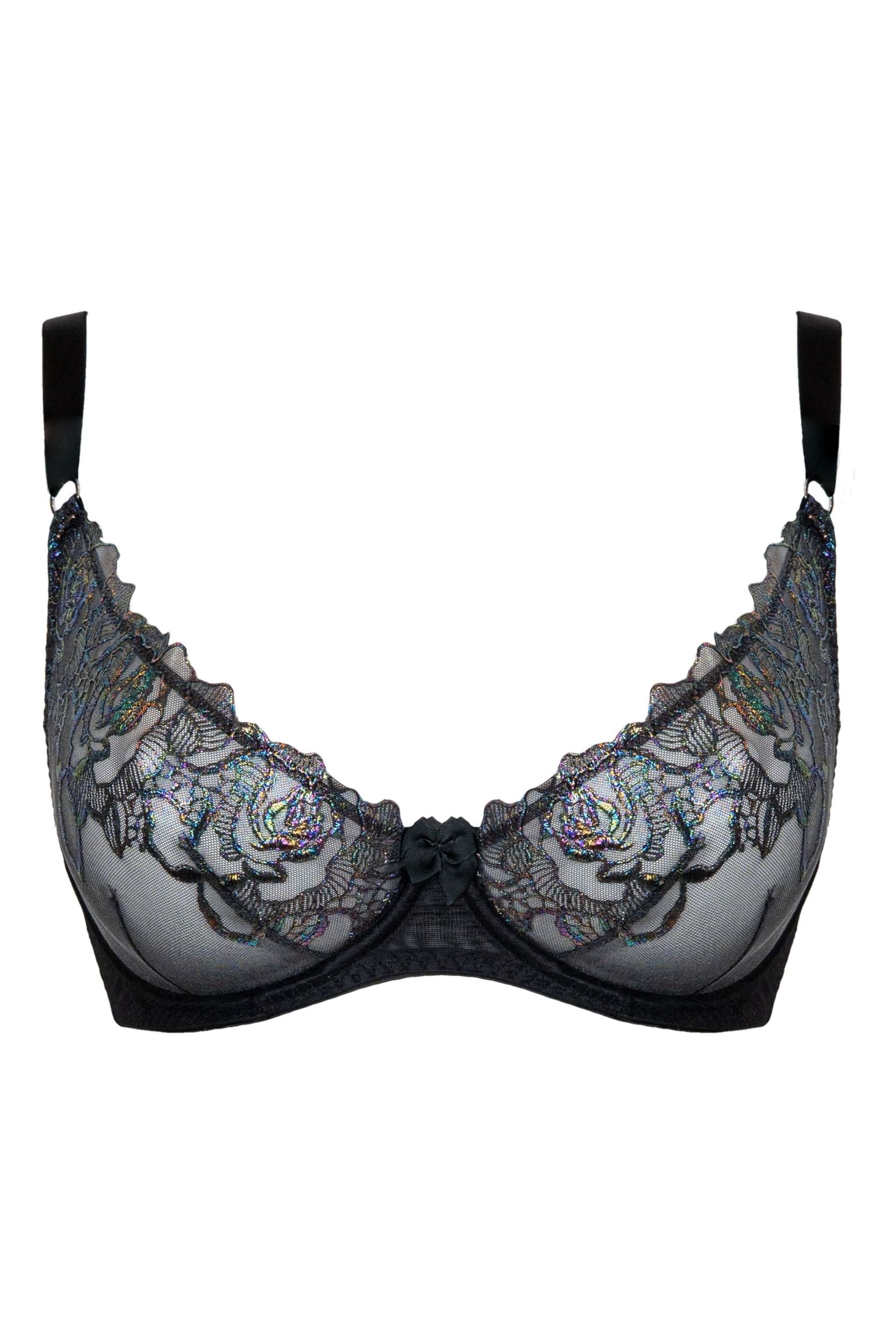 Curvy Kate Stand Out Scooped Plunge Black Bra - Image 3 of 3