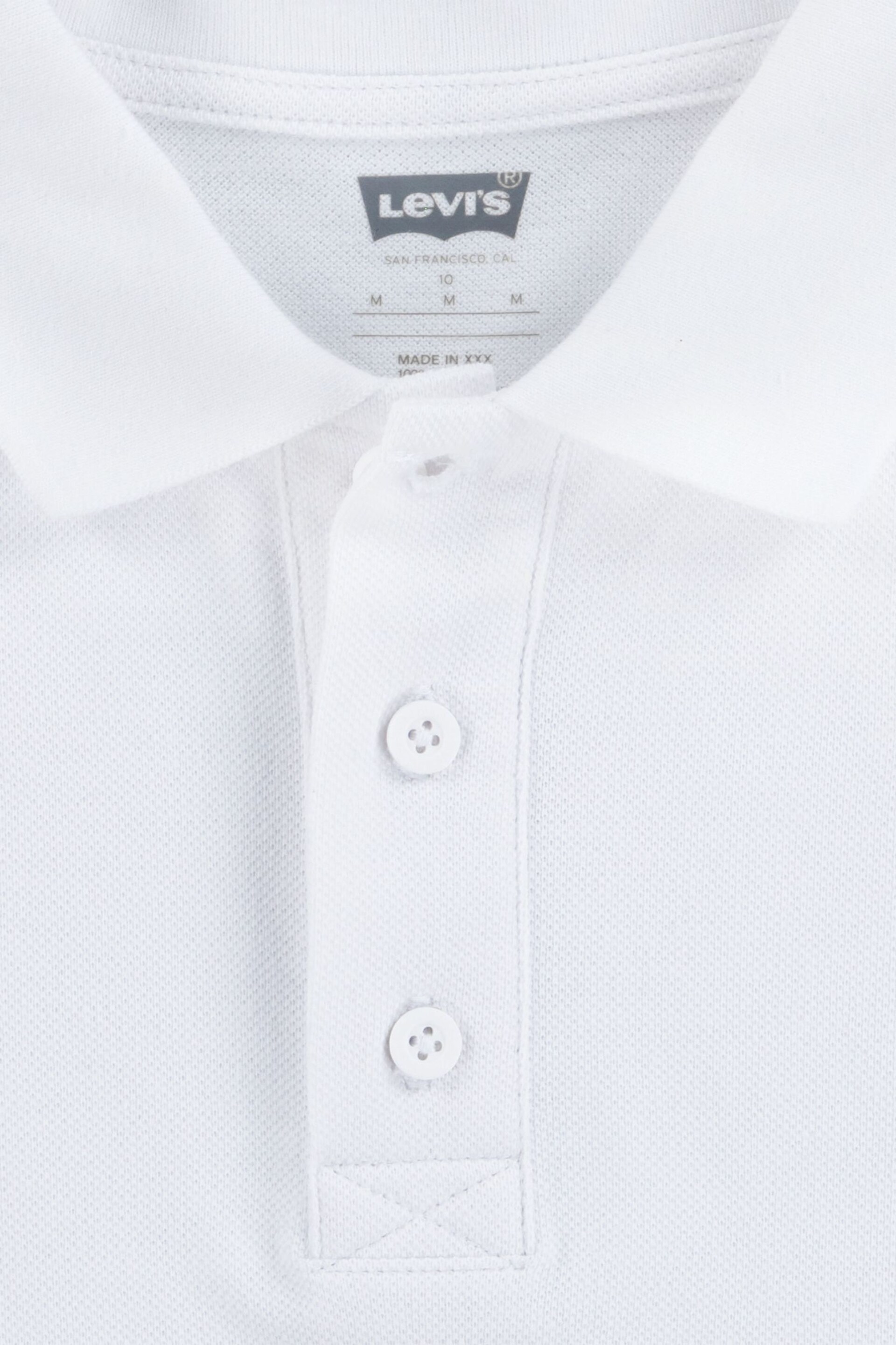 Levi's White Levi's® White Chest Logo White Polo Shirt - Image 3 of 5