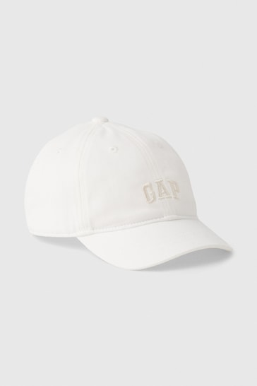 Gap White Toddler Logo Baseball Hat