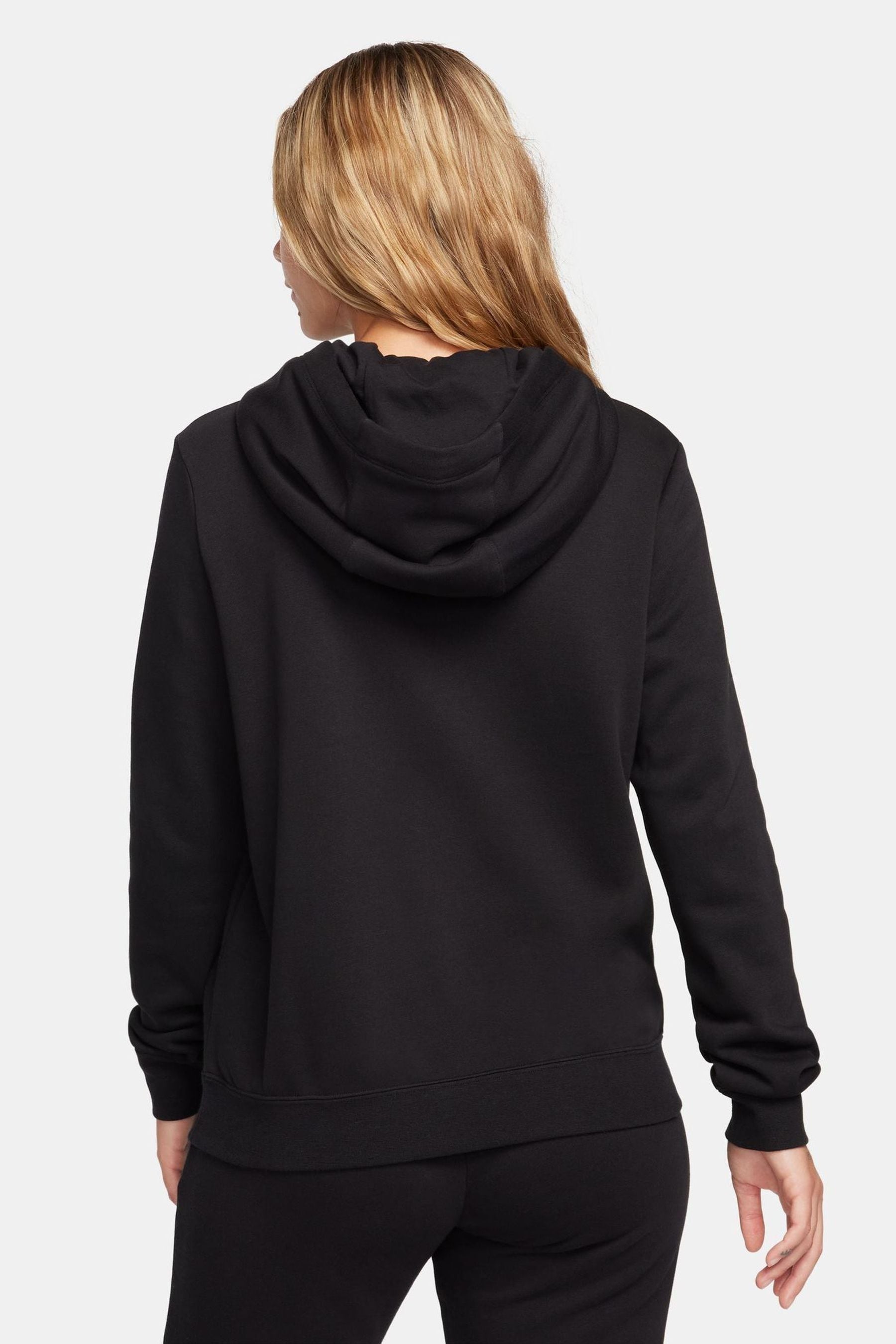 Buy Nike Black Metallic Swoosh Premium Loose Fit Hoodie from Next Malta