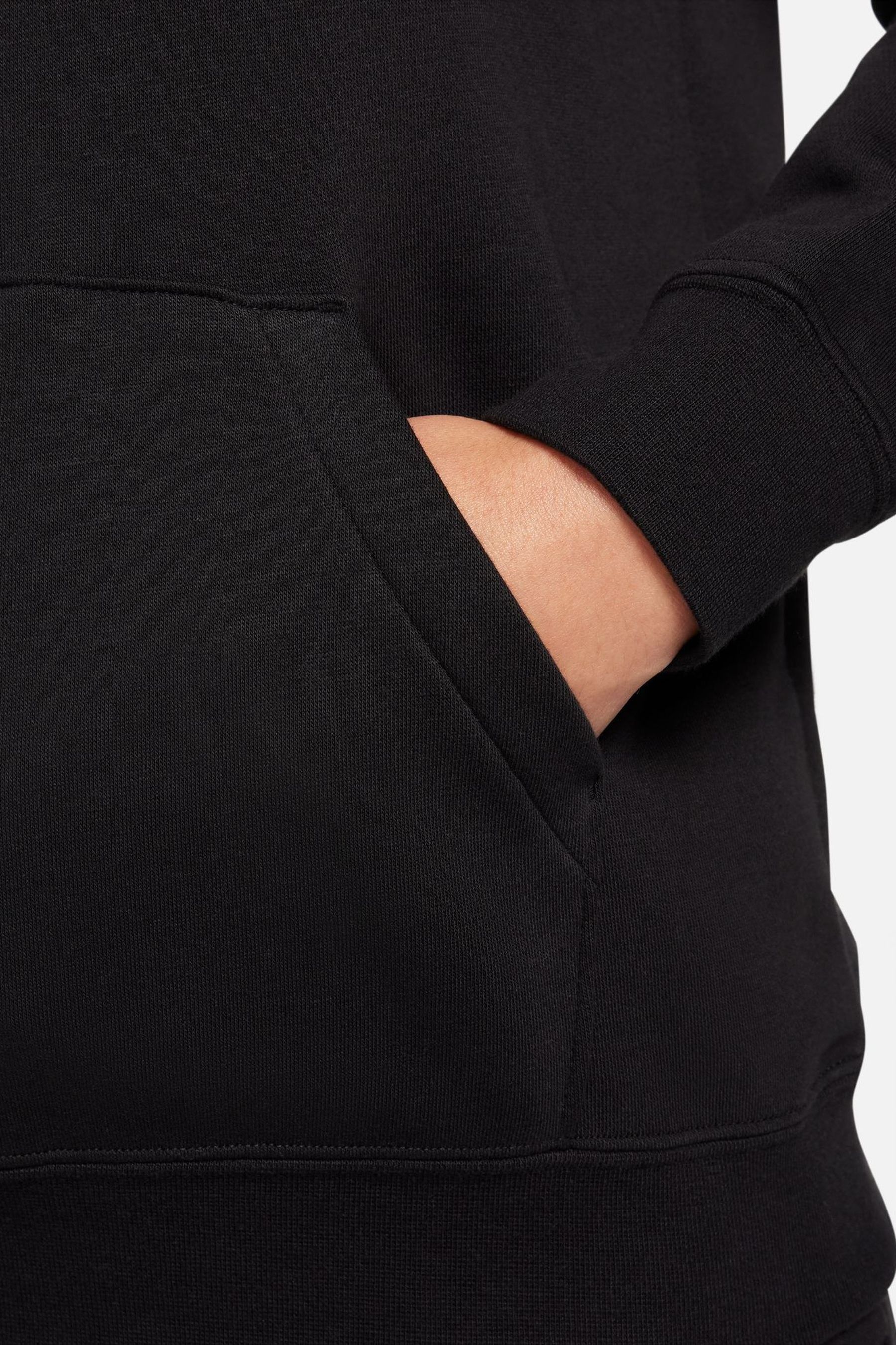 Nike black hot sale metallic hoodie