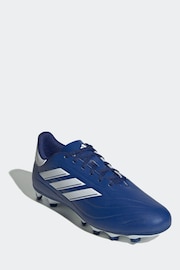 adidas Blue/White Sport Performance Adult Copa Pure II.4 Flexible Ground Boots - Image 2 of 8