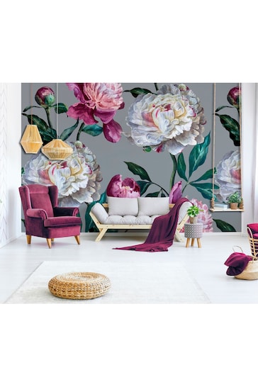 Eighty Two Multi Exclusive To Next Peony Bloom Wall Mural