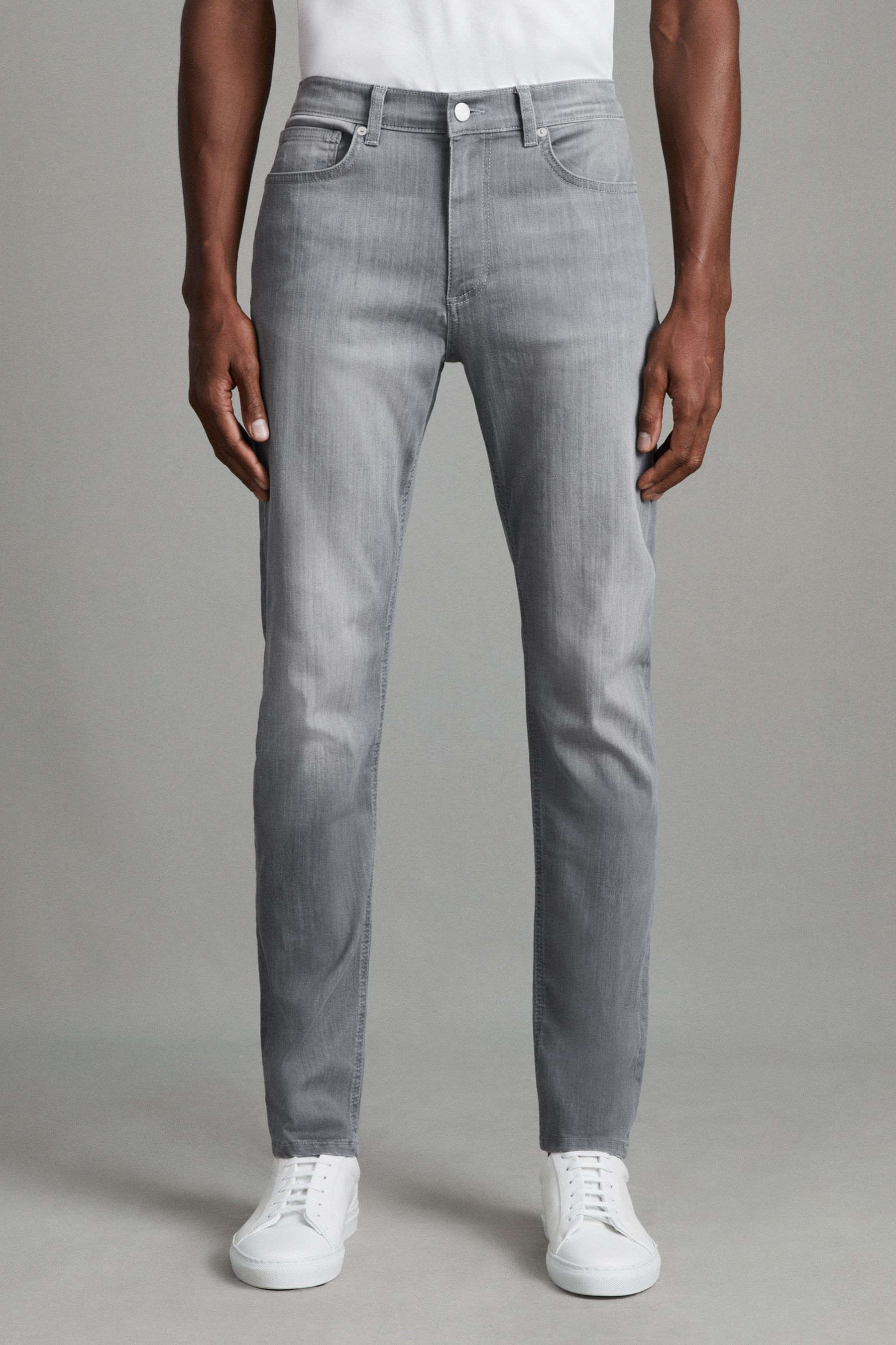 Reiss grey jeans hot sale