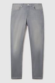 Reiss Grey Harry Slim Fit Jersey Jeans - Image 2 of 6