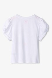 Hatley Peace Flower Twisted Sleeve T-Shirt - Image 2 of 5