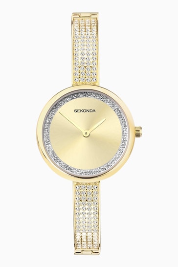 Sekonda Ladies Gold Tone Aurora Alloy Bracelet Watch