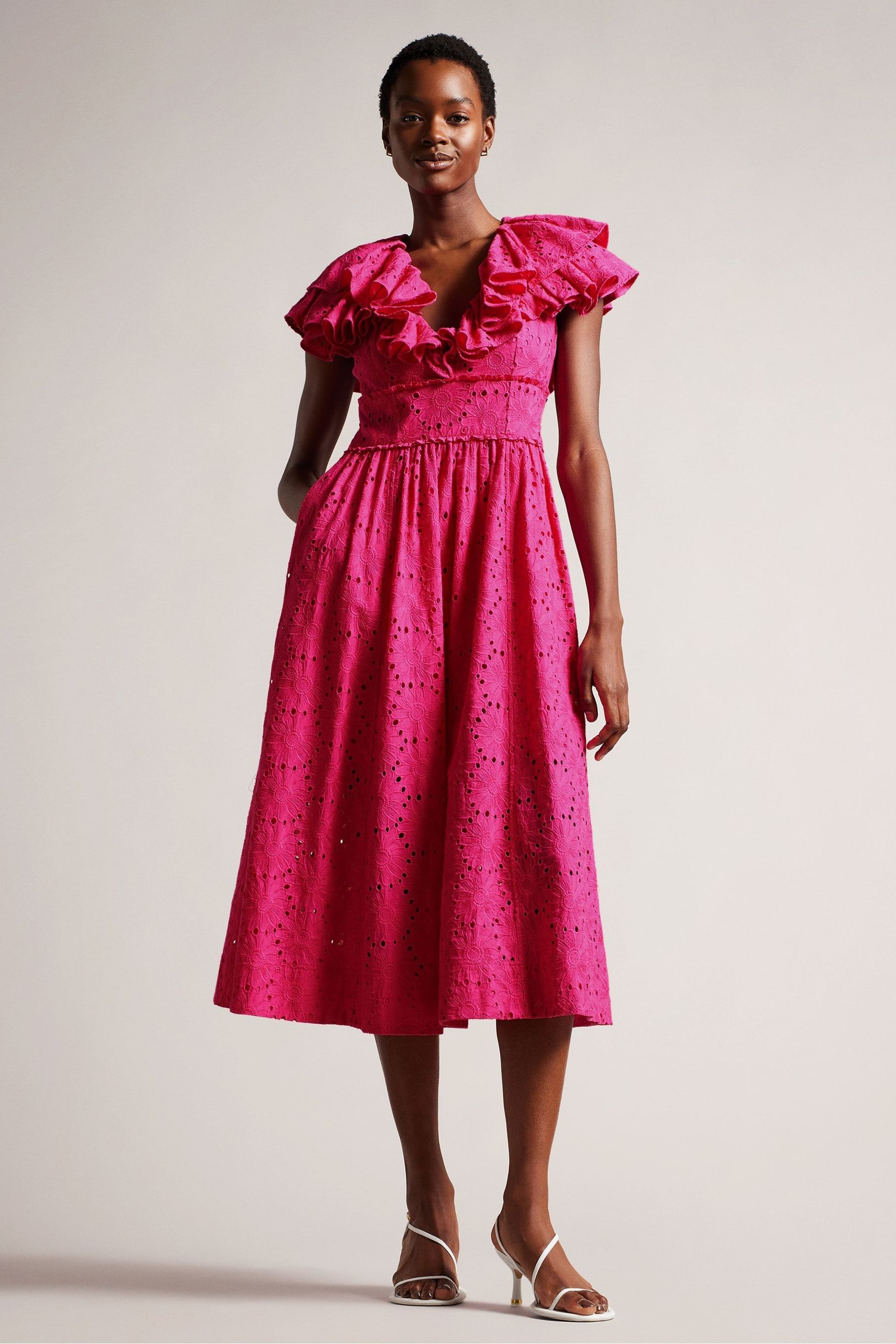 Ted baker ruffle clearance