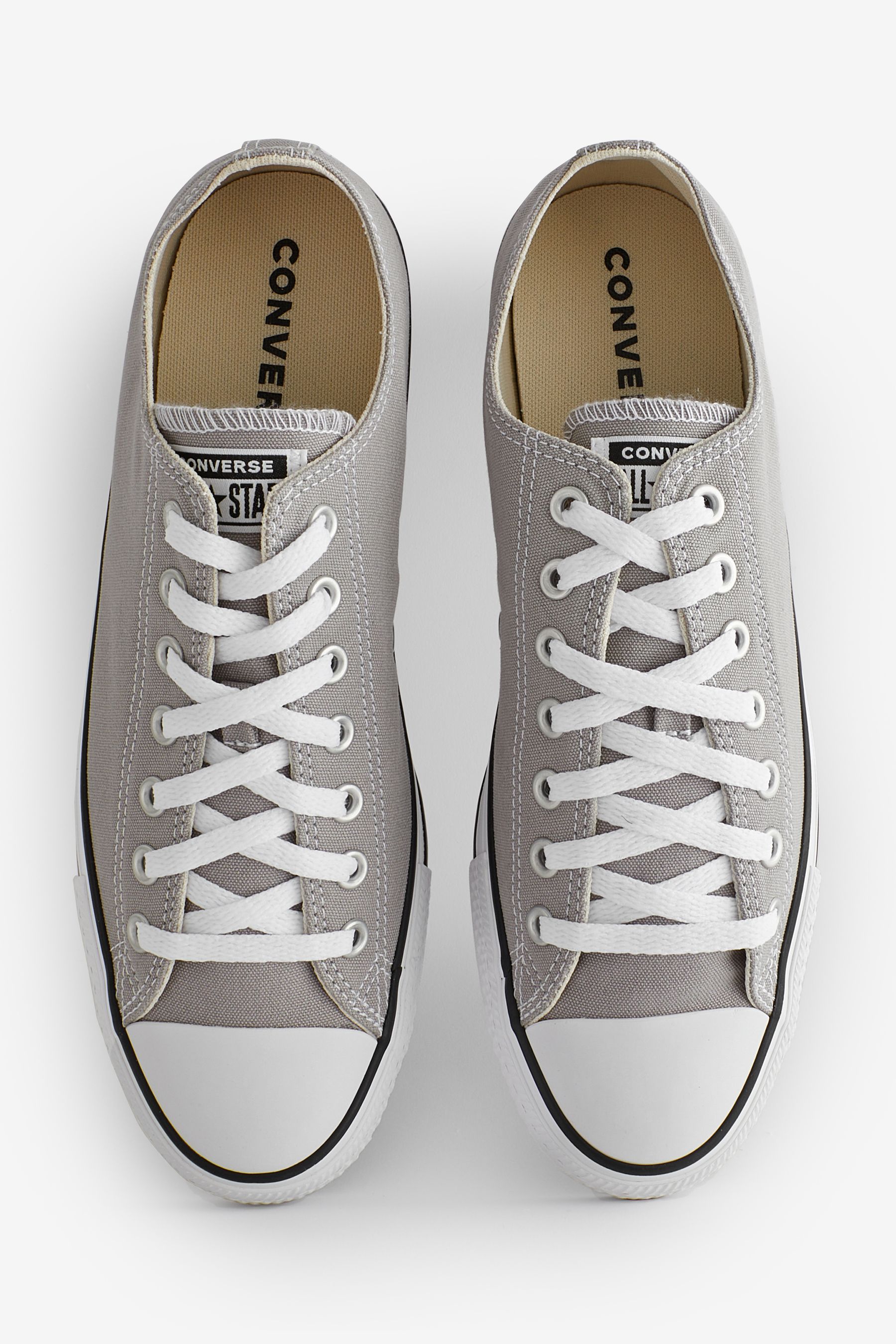 Converse Grey Chuck Taylor Ox Classic Low Trainers