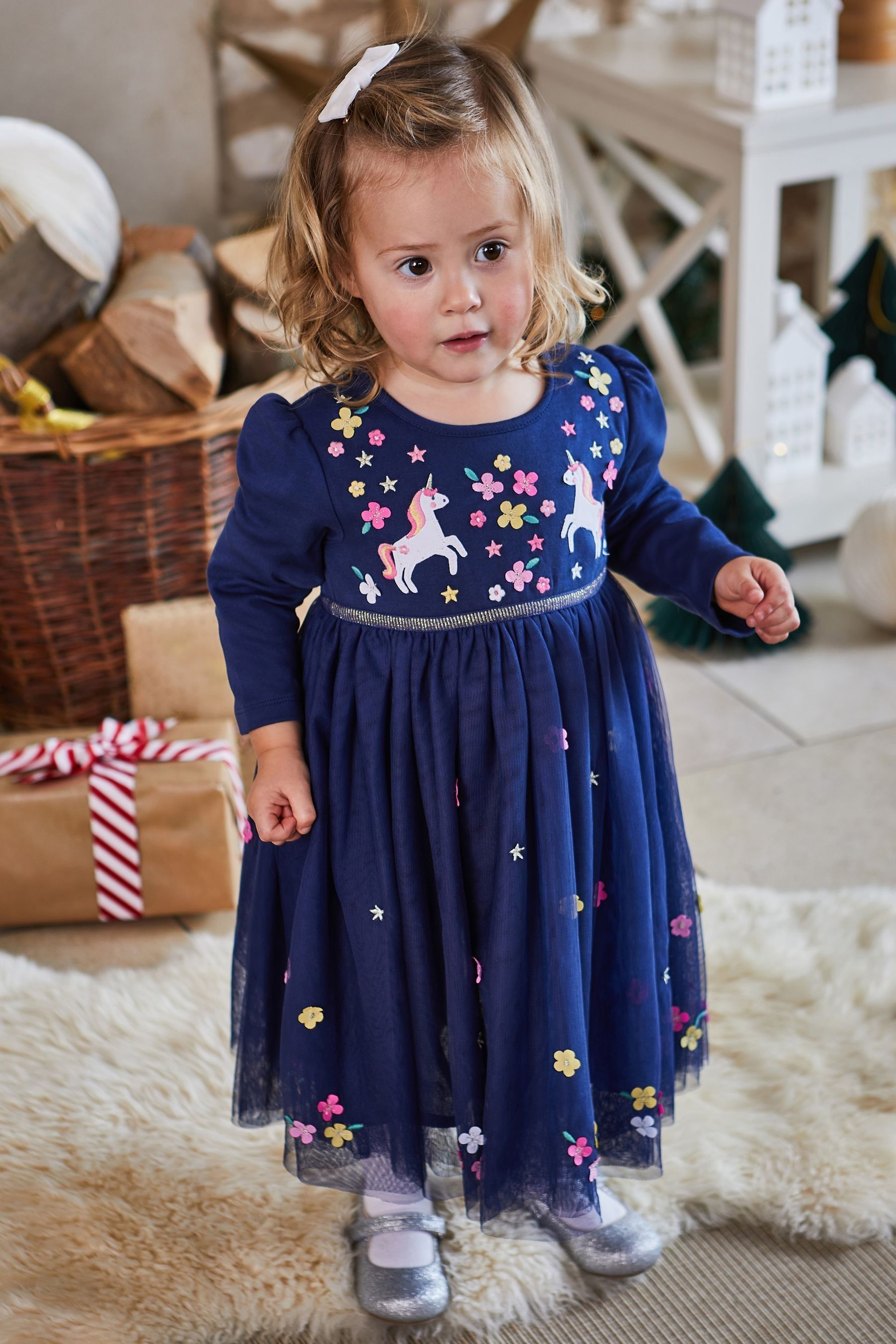 Navy unicorn dress hot sale
