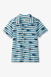 Hatley Printed Jersey Button Down Revere Collar Shirt - Image 1 of 6