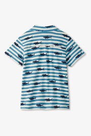 Hatley Printed Jersey Button Down Revere Collar Shirt - Image 2 of 6