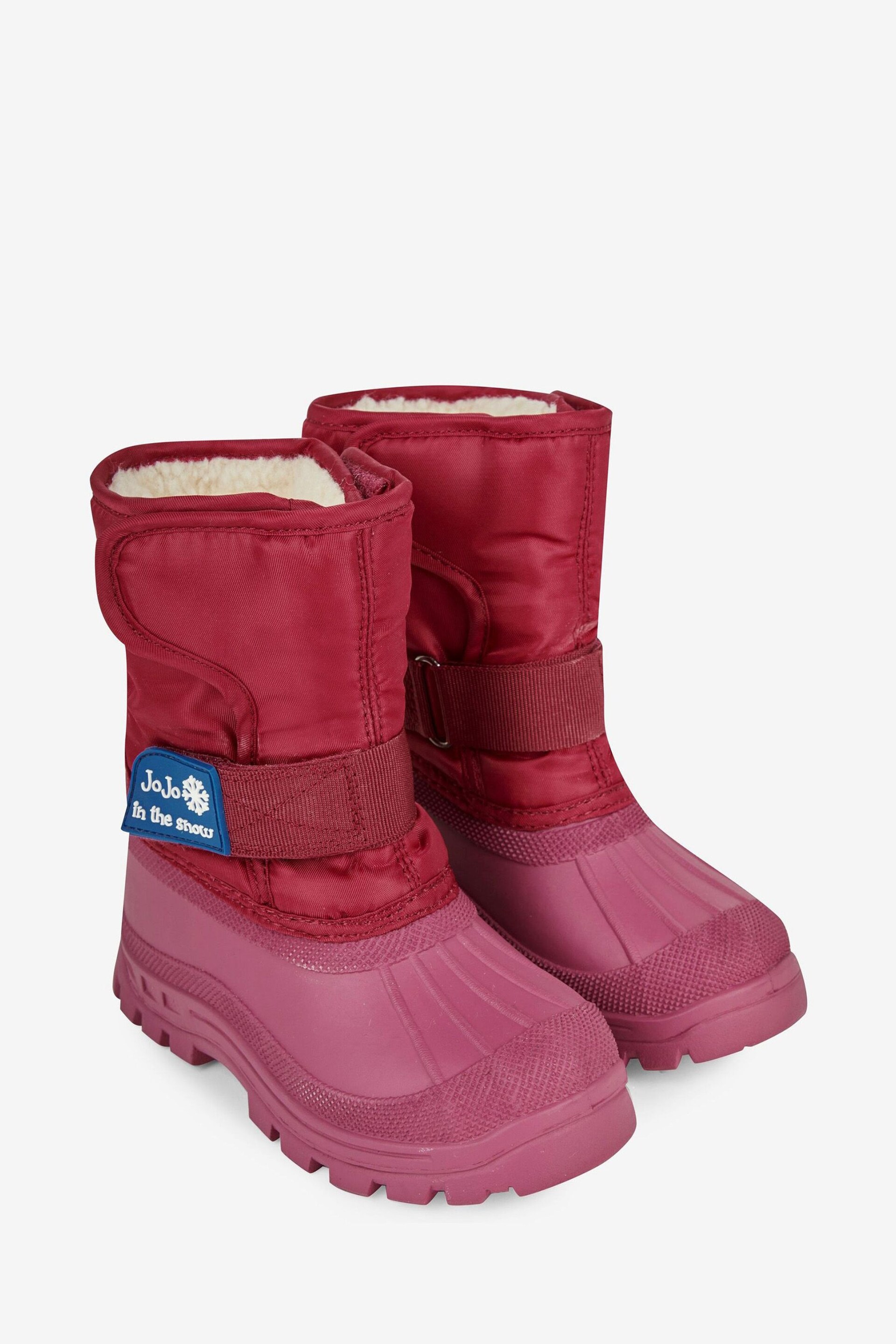 JoJo Maman Bébé Berry Girls' Alpine Snow Boots - Image 1 of 4