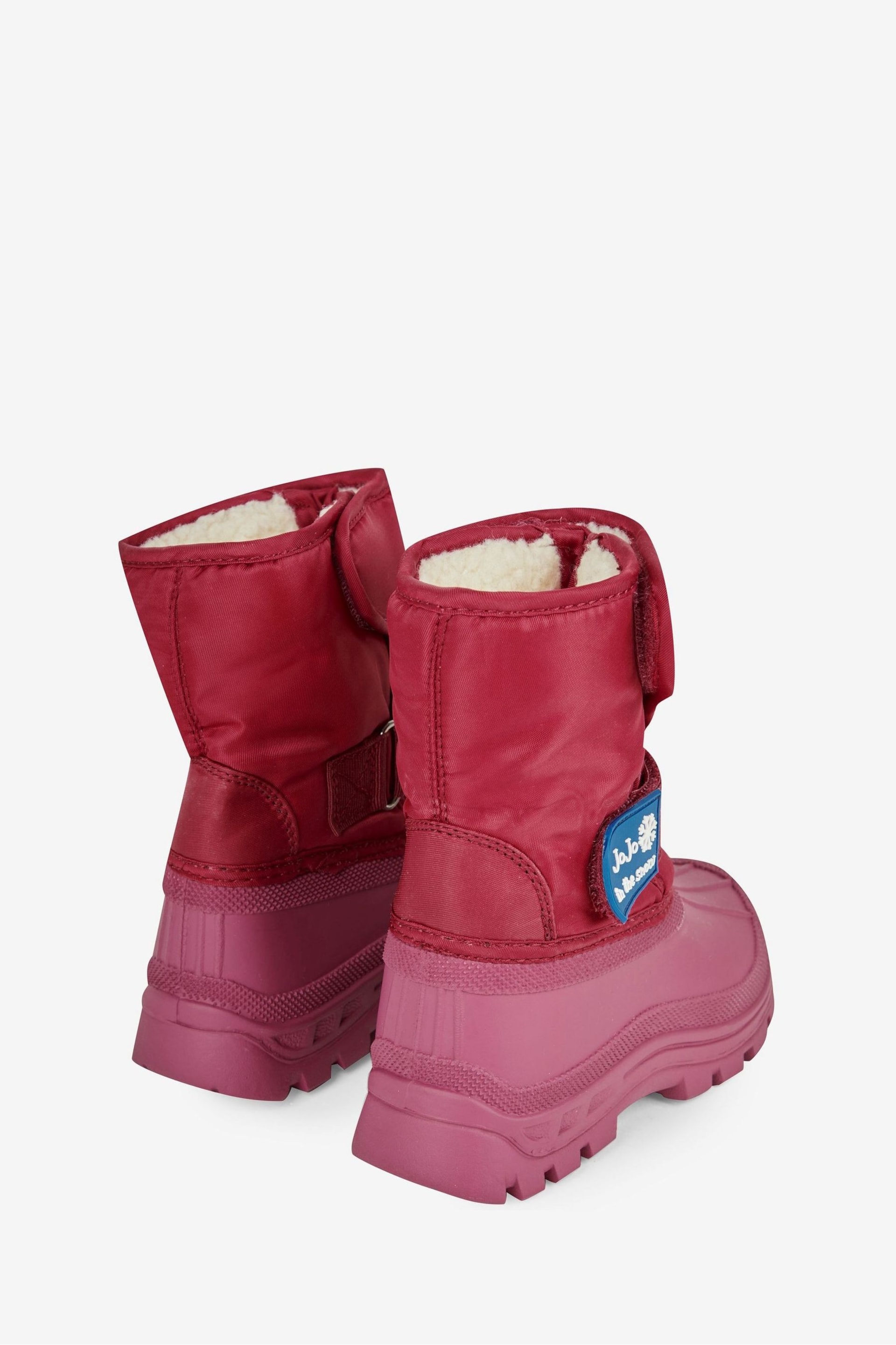 JoJo Maman Bébé Berry Girls' Alpine Snow Boots - Image 2 of 4