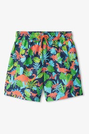 Hatley Blue Dinosaur Jungle Swim Shorts - Image 1 of 5