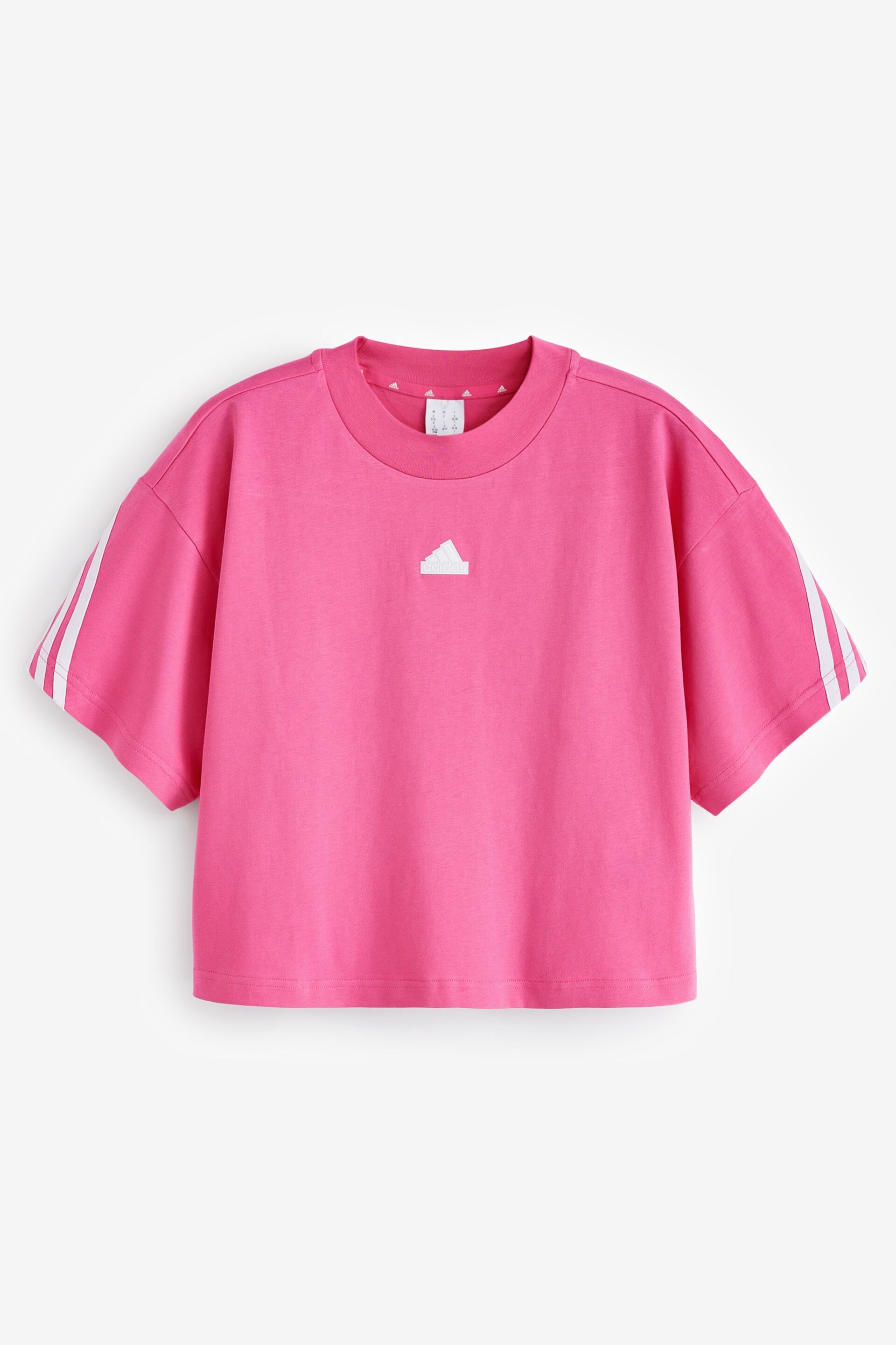 adidas Pink Sportswear Future Icons 3-Stripes T-Shirt - Image 1 of 1
