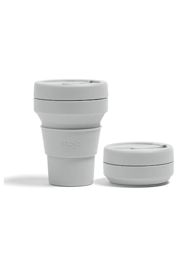 Stojo Grey Pocket Cup And Lunch Bowl