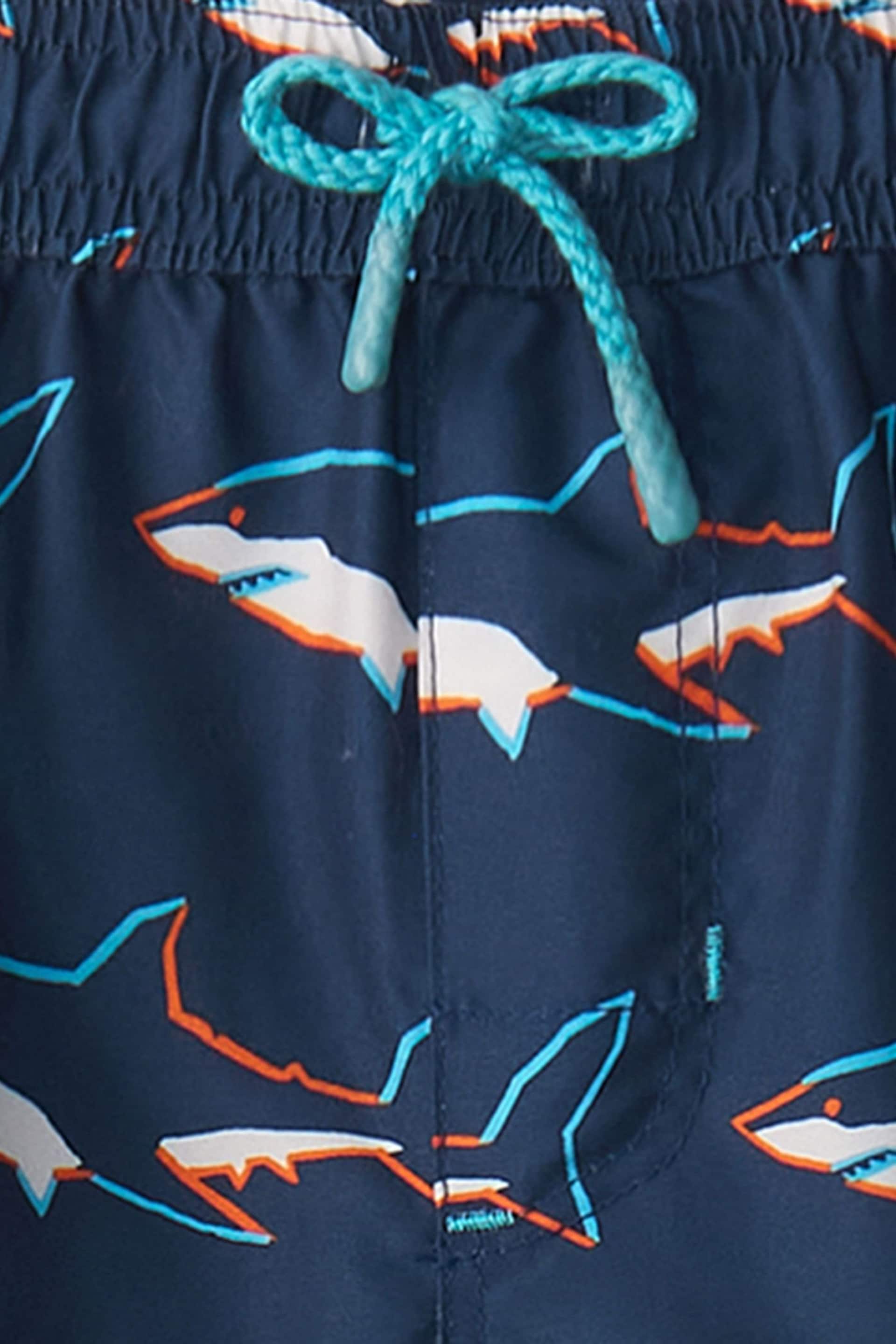 Hatley Tropical Sharks Swim Shorts - Image 3 of 6