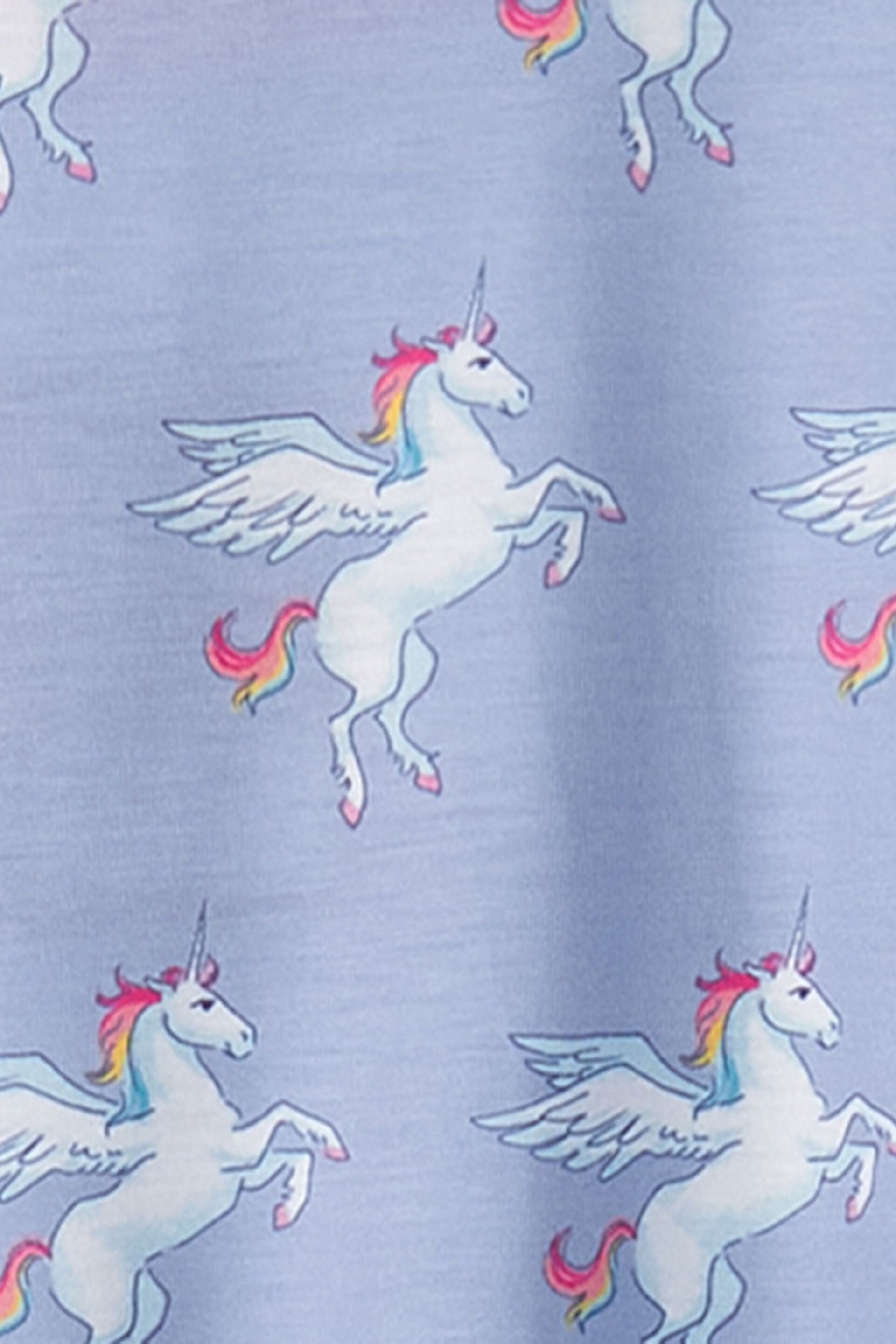 Hatley Purple Rainbow Pegasus Long Sleeve Nightdress - Image 6 of 6