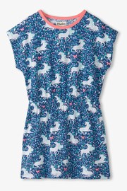 Hatley Blue Unicorn Garden Relaxed Dress - Image 1 of 6