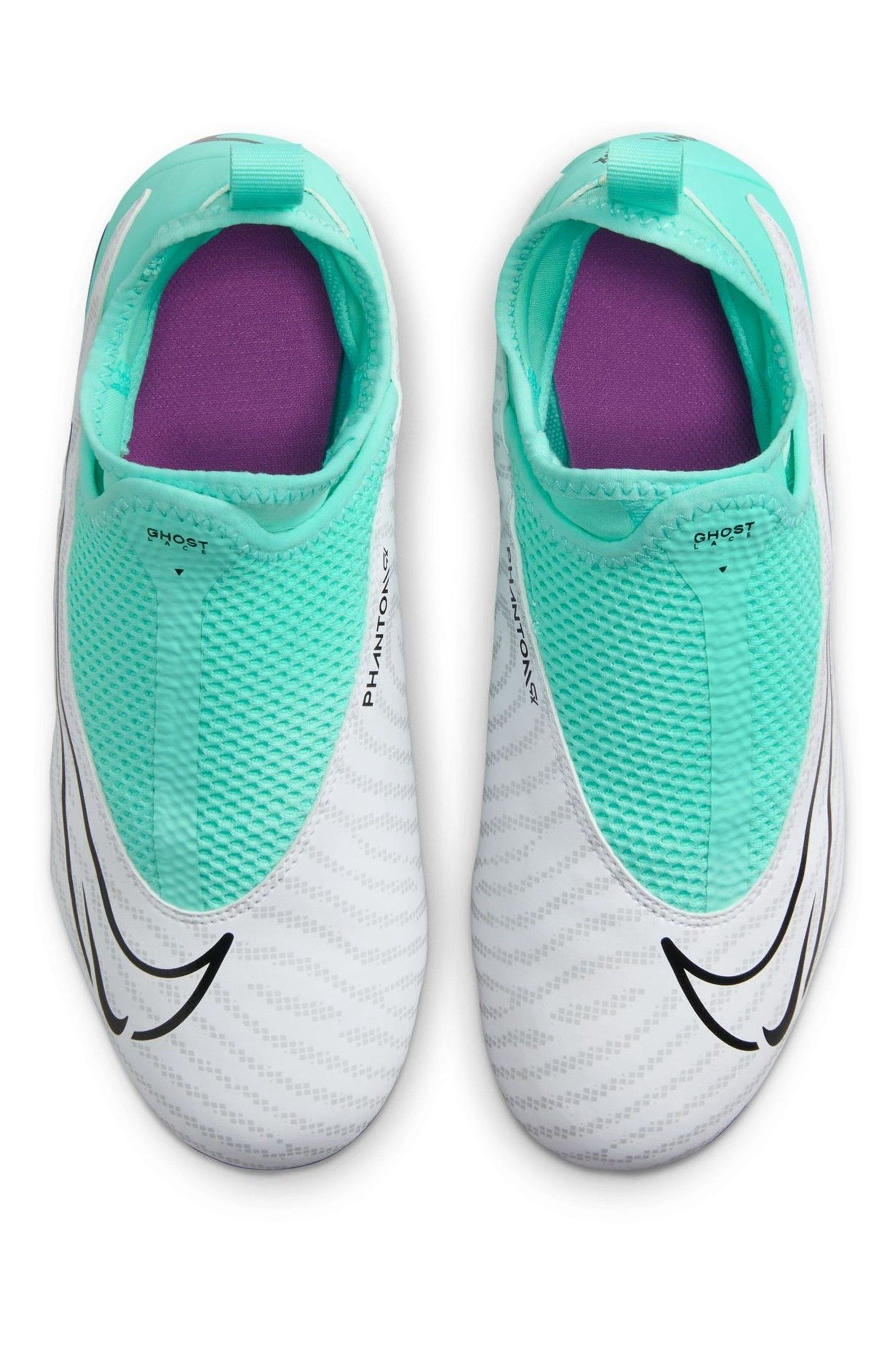 Buy Nike Green Jr. Phantom Academy Firm Ground Football Boots from