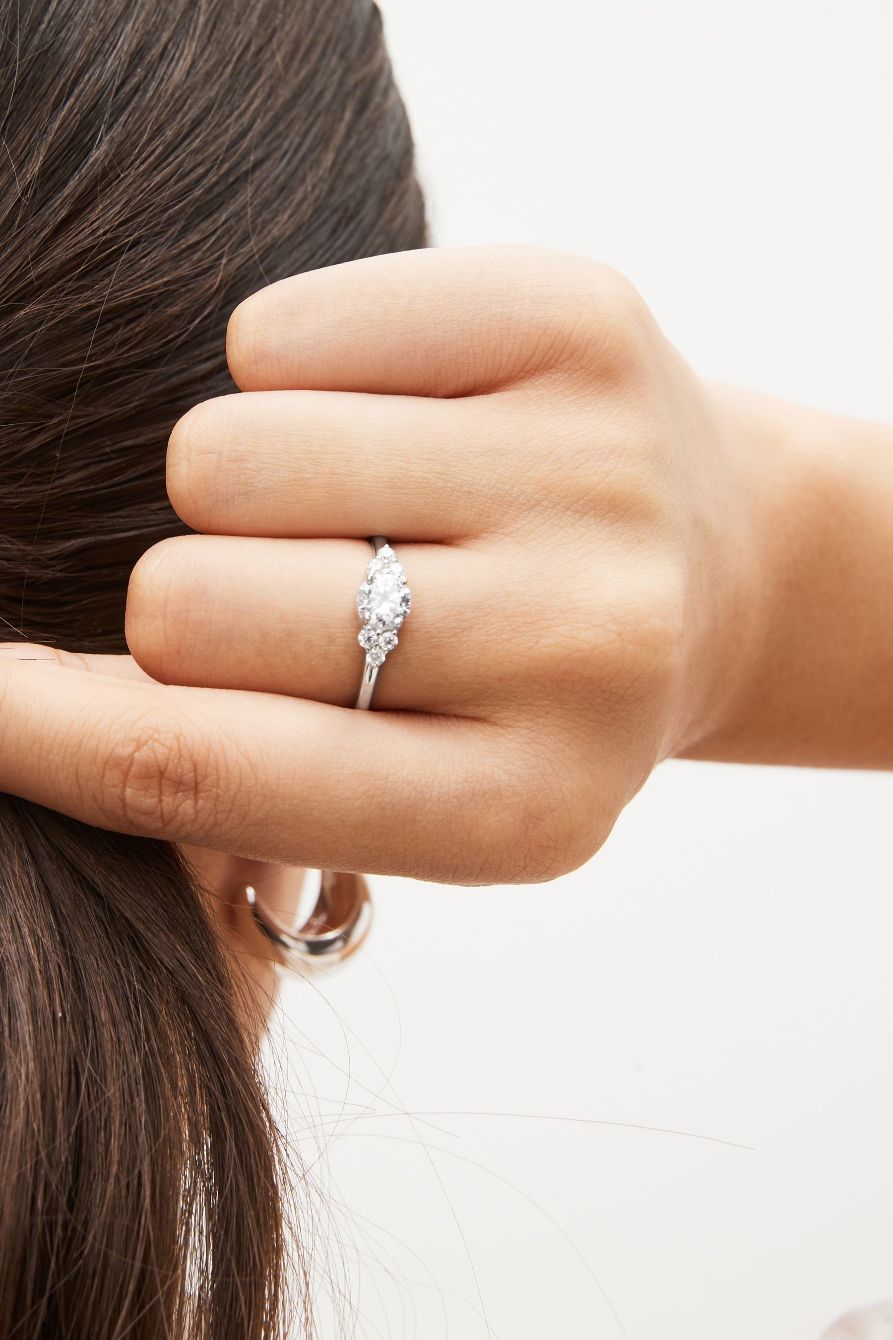 Sterling Silver Sparkle Stone Ring