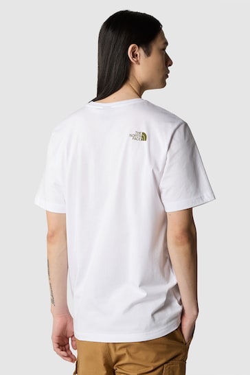 The North Face White Mens Rust 2 Short Sleeve T-Shirt